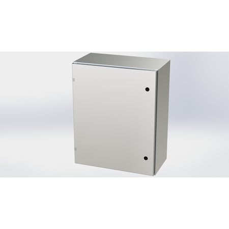 Saginaw Control & Engineering 1/4 Turn Latch Electrical Enclosures, 30 in H, 12 in D, 24 in W, NEMA 3R, 4, 4X, 12, 13 SCE-30EL2412SS6LP